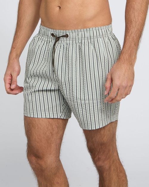 Seersucker Swim Shorts