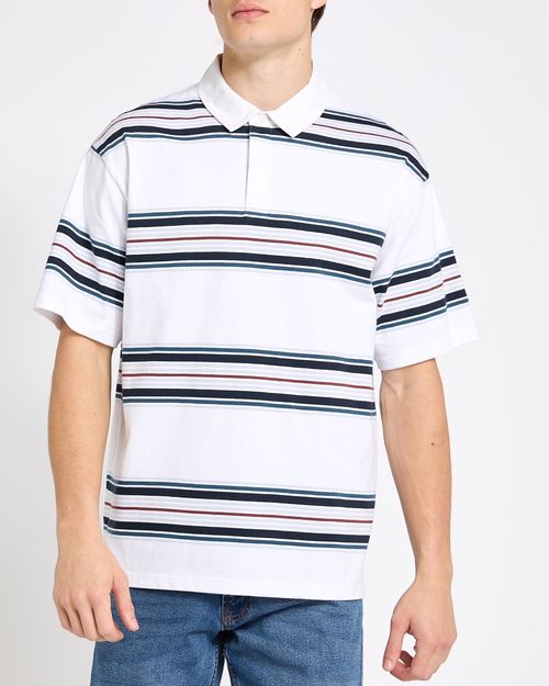 Stripe Rugby Polo
