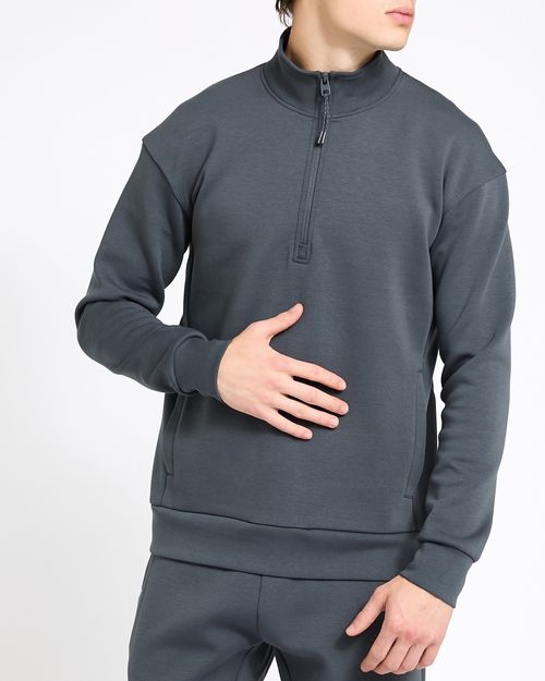Tech Quarter Zip Funnel Neck Sweatshirt