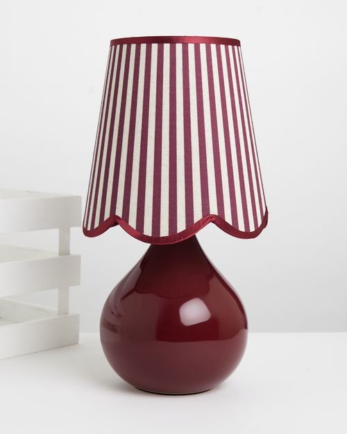 Carolyn Donnelly Eclectic Scalloped Shade Lamp