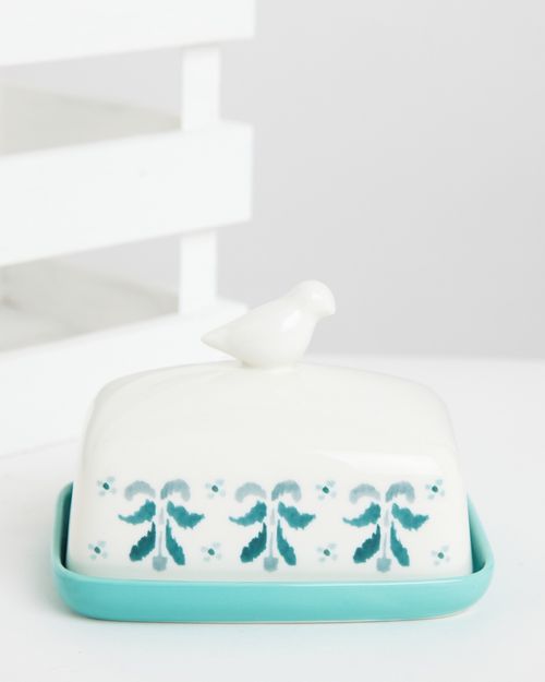 Carolyn Donnelly Eclectic Ikat Butter Dish