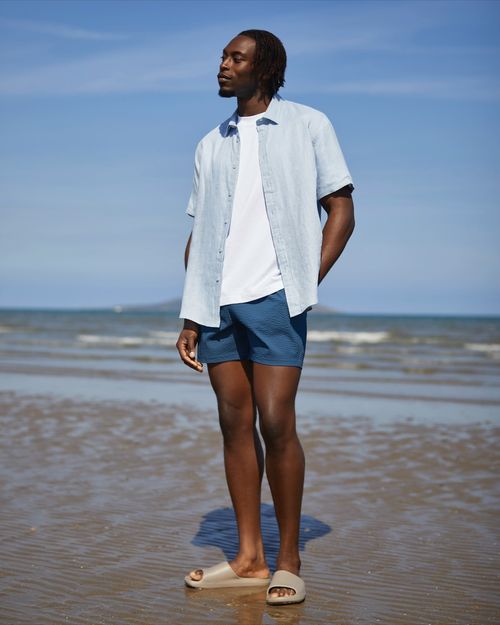 Seerssucker Swim Shorts