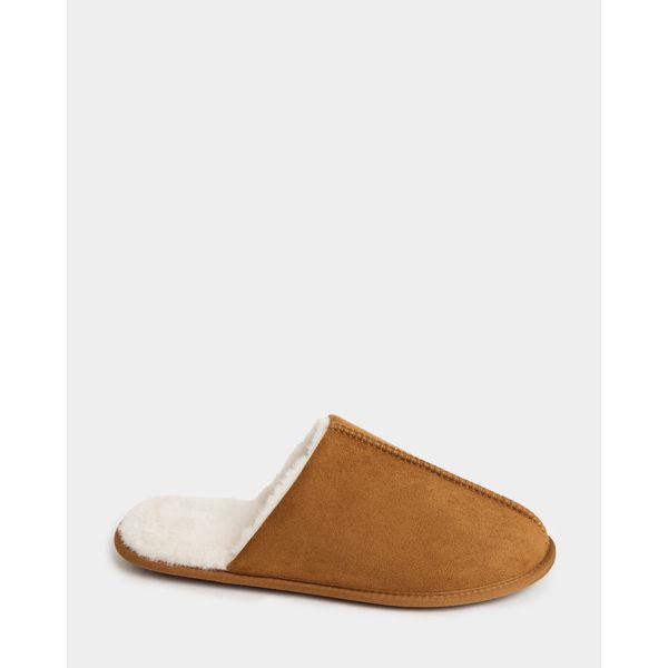 Suede Mule Slippers