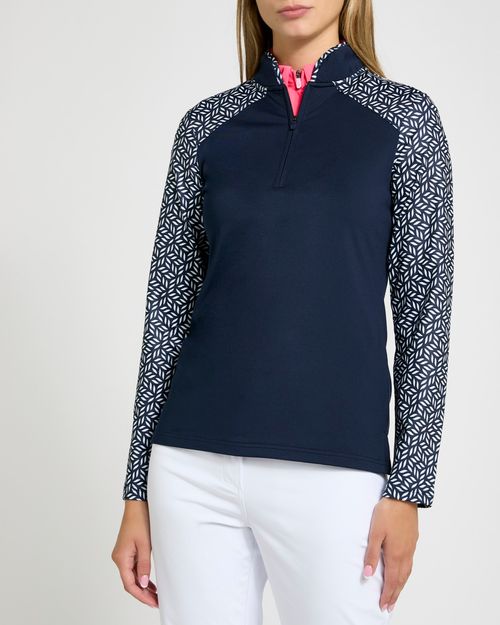 Pádraig Harrington Print Long Sleeve Top
