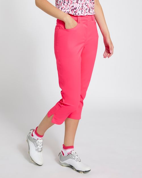 Pádraig Harrington Coral Cropped Golf Trousers