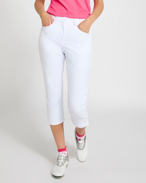 Pádraig Harrington White Cropped Golf Trousers