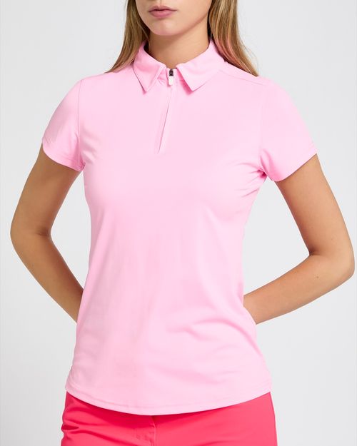 Pádraig Harrington Pink Slim Fit Golf Polo