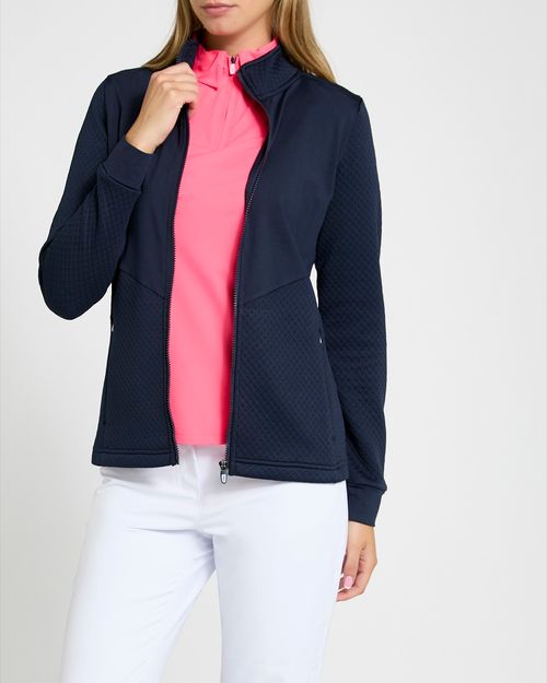 Pádraig Harrington Navy Textured Golf Jacket