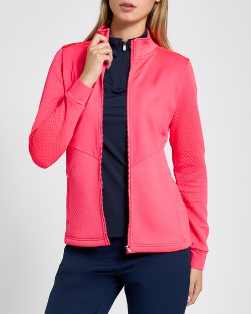 Pádraig Harrington Pink Textured Jacket