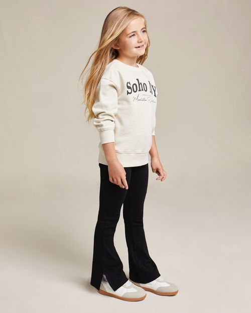 Ribbed Flared Leggings (2-14 Years)