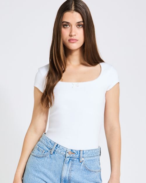 Savida Maddie Rib Trim T-Shirt