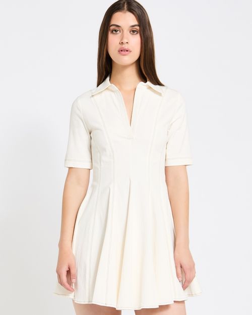 Savida Collar Mini Dress
