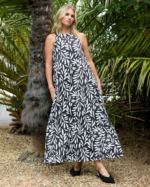 A-Line Jersey Maxi Dress