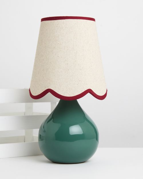 Carolyn Donnelly Eclectic Scalloped Shade Lamp