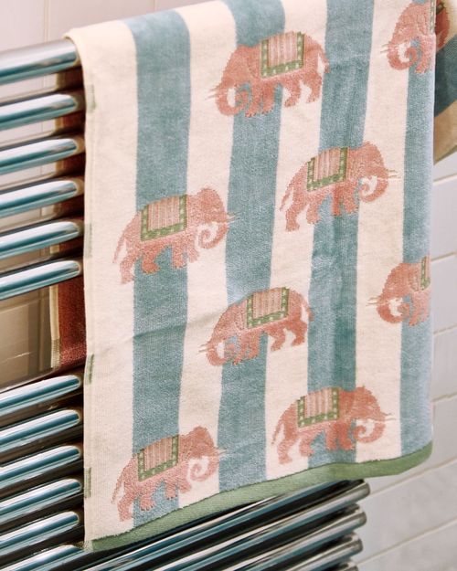 Carolyn Donnelly Eclectic Elephant Fashion Hand Towel