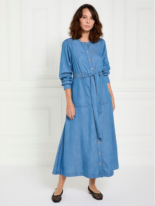 Gallery Stella Denim Midi Dress