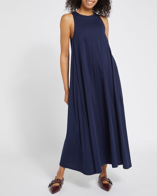 A-Line Jersey Maxi Dress