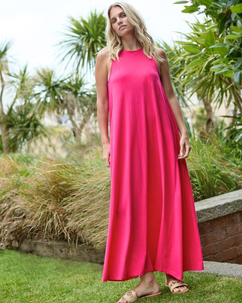 A-Line Jersey Maxi Dress