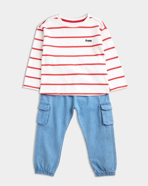 Top And Jeans Set (6 Months-5 Years)