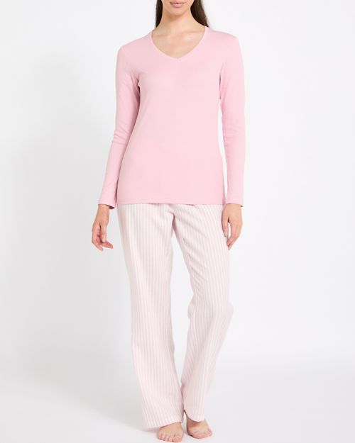 Knit Woven Pyjama Set