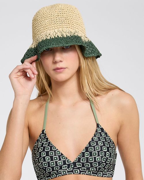 Carolyn Donnelly The Edit Contrast Brim Hat