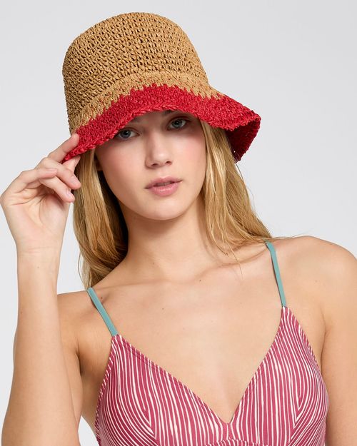 Carolyn Donnelly The Edit Contrast Brim Hat