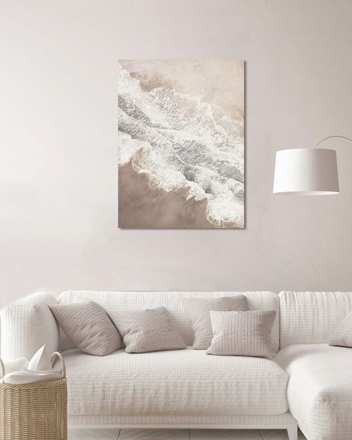 Shore Waves Abstract Wall Art