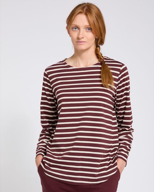 Carolyn Donnelly The Edit Long Sleeve Stripe Top