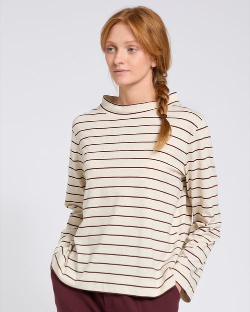 Carolyn Donnelly The Edit Stripe Funnel Neck