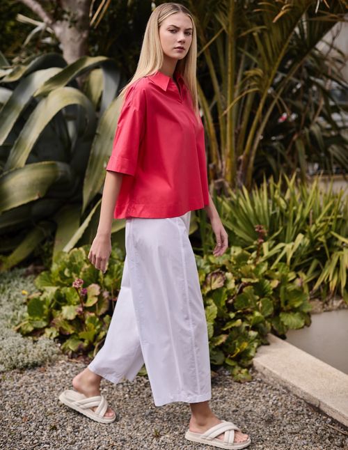 Carolyn Donnelly The Edit Cotton Baggy Trousers