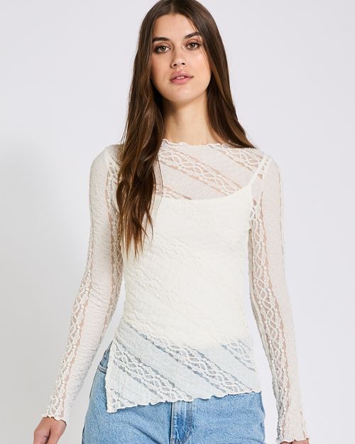 Savida Lace Long Sleeve Top