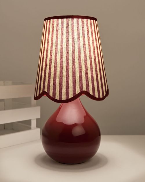 Carolyn Donnelly Eclectic Scalloped Shade Lamp