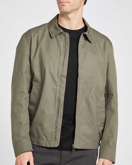 Cotton Harrington Style Zip Jacket