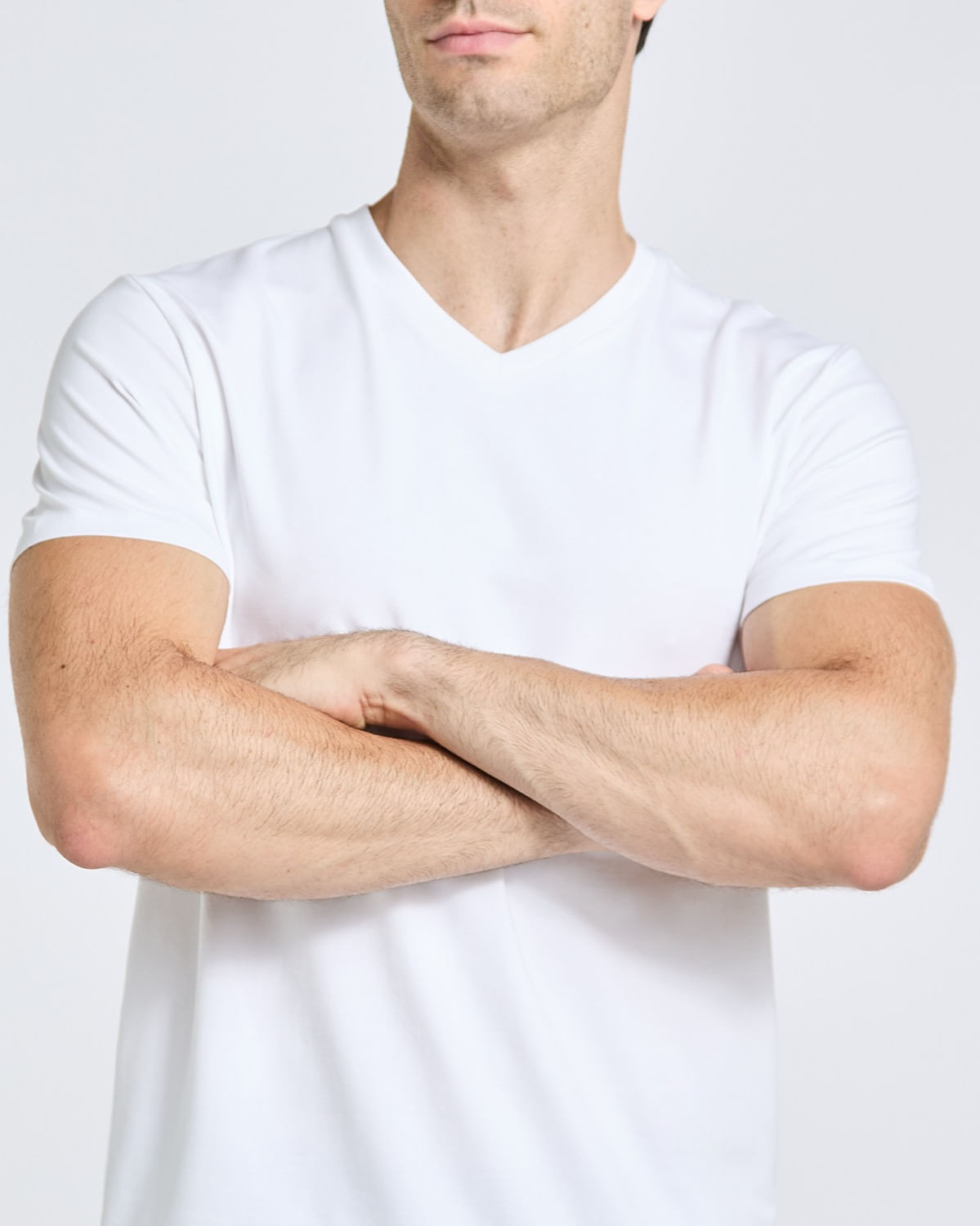 SlimFitV-NeckT-Shirt