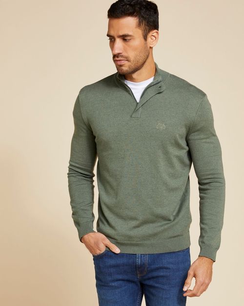 Paul Costelloe Living Men Quarter Zip Jumper