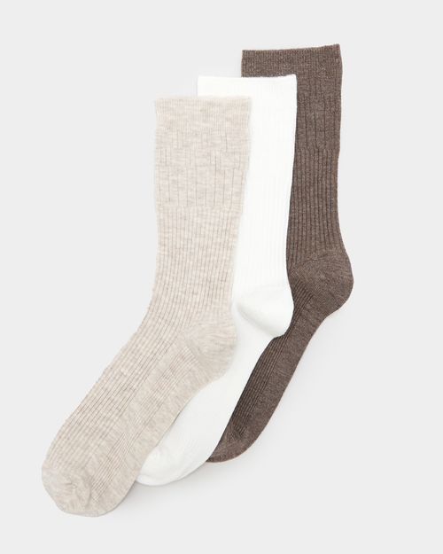Bamboo Comfort Top Sock - Pack Of 3