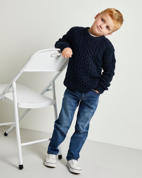 Tapered Denim Jeans (2-14 Years)