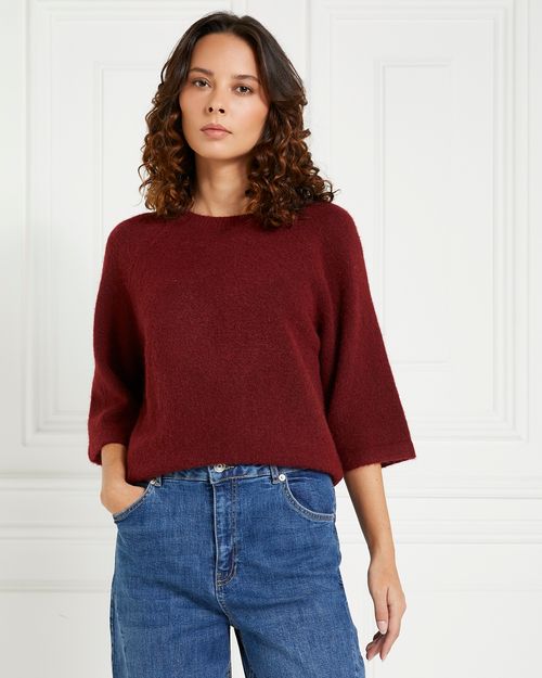 Gallery 3/4 Sleeve Lightweight Jumper
