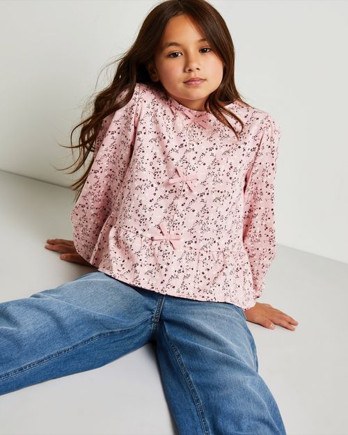 Bow Peplum Top (3-11 Years)