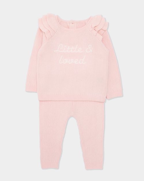 Frill Knit Set (Newborn-12 Months)