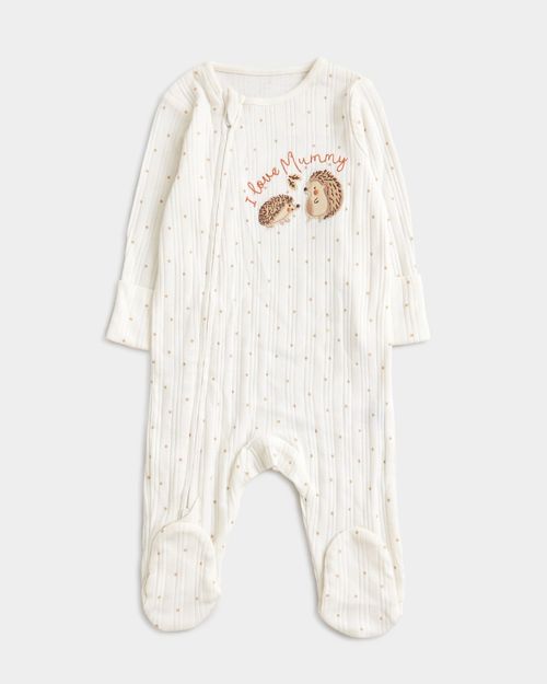 I Love Mummy Sleepsuit (Newborn-12 Months)