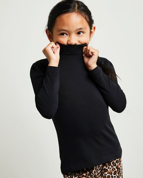 Cotton Rich Jersey Turtleneck (2-14 Years)