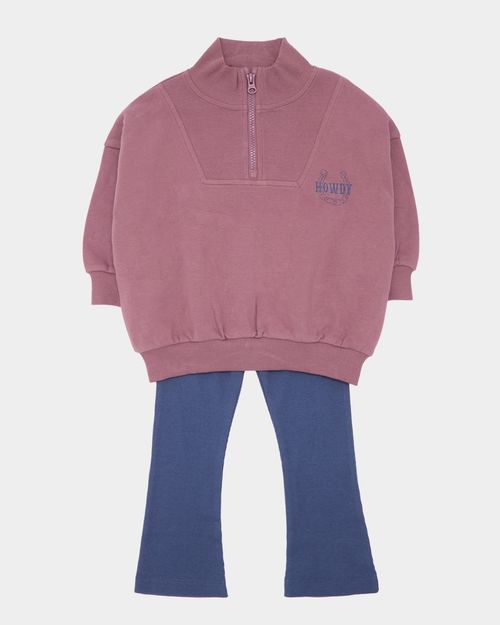 Quarter Zip Sweat Set (6 Months-5 Years)