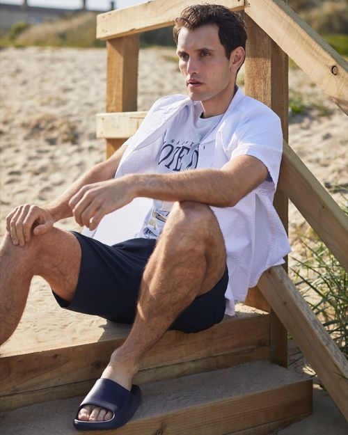 Short Sleeve Seersucker Shirt