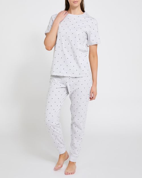 Knit Cuff Tableline Pyjama