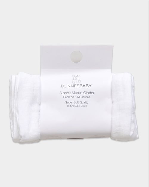 Muslin Cloths - Pack Of 3