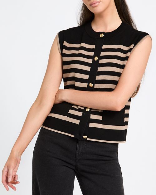 Crew Neck Waistcoat