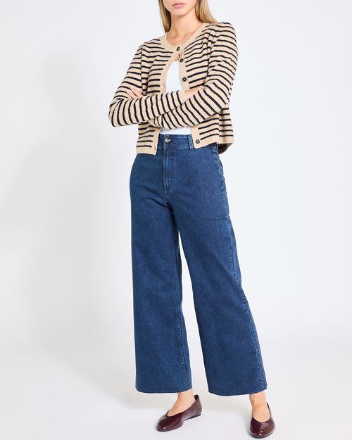 Wide Leg Crop Jeans