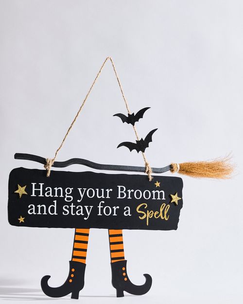 Witches Broom Sign