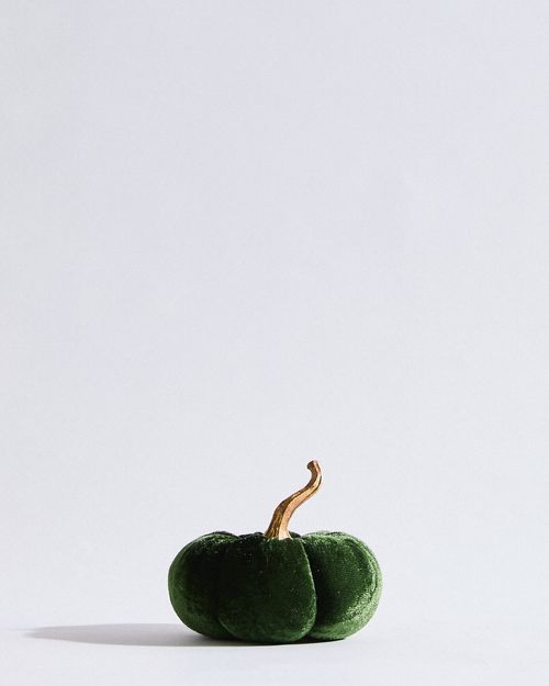 Mini Velvet Pumpkin